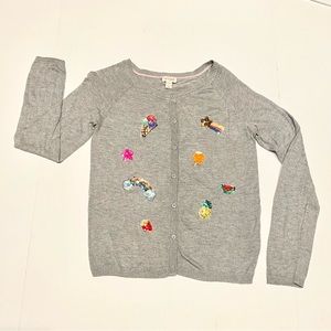 Gray lightweight sweater girls 14/16